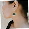 1 paire de boucles doreilles costume vert boucles doreilles délicates accessoires de robe accessoires de la Saint-Patrick c