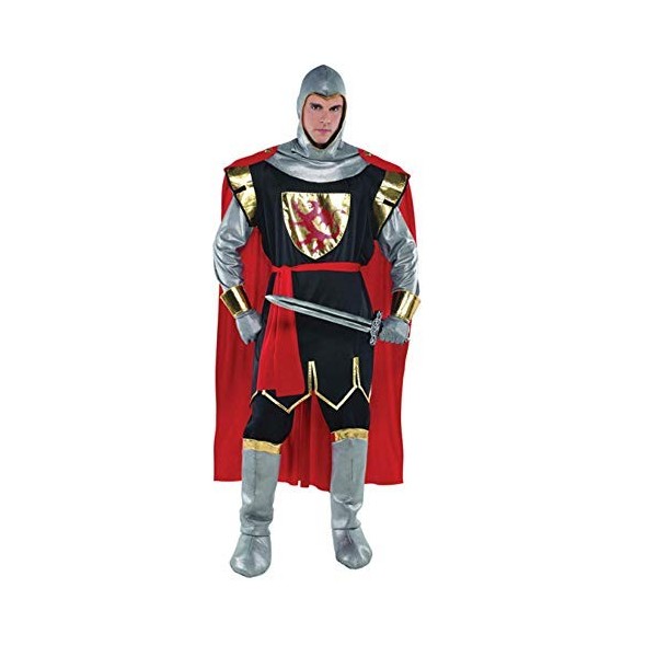 Amscan 996199 Déguisement de chevalier Brave Crusader pour homme poitrine : 106,7 cm 