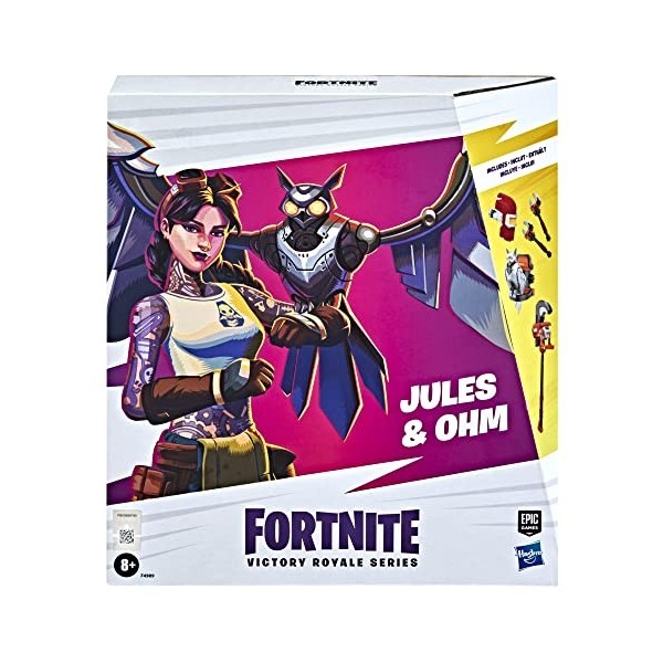 Hasbro Fortnite Victory Royale Series Jules and Ohm Deluxe Pack Figurines à Collectionner avec Accessoires – 8 Ans et Plus, 1