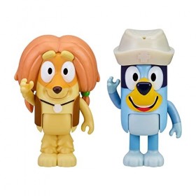 Moose Toys Bluey Doctor Checkup Lot de 2 figurines | Bluey & Indy