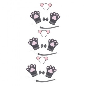ABOOFAN 6 Ensembles De Bandeau De Souris Ensemble DAccessoires De Maquillage Tenues De Jeu De Rôle Vêtements Bandeau Animal 