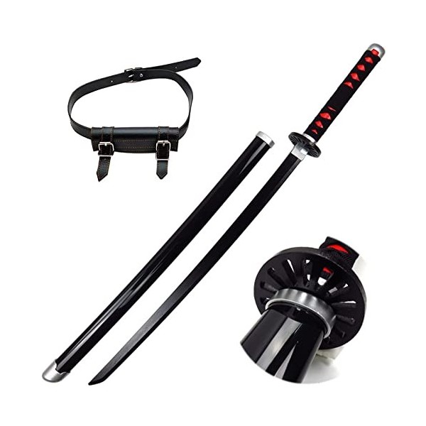 Épée Accessoires Dhalloween Katana Demon De Slayer Tanjirou Sabre Japonais Cosplay Tanjirou Samurai Sword Décoration De Fan 