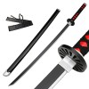 Épée Accessoires Dhalloween Katana Demon De Slayer Tanjirou Sabre Japonais Cosplay Tanjirou Samurai Sword Décoration De Fan 