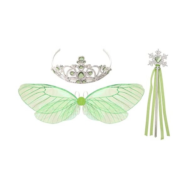 Yokam Magic Fairy Stick, bâton Brillant, Accessoires de Costumes, Kids Angel Wings Fancy déguiser Les Ailes de Papillon de fé