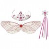 Yokam Magic Fairy Stick, bâton Brillant, Accessoires de Costumes, Kids Angel Wings Fancy déguiser Les Ailes de Papillon de fé