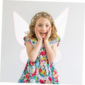 ibasenice 4 Ensembles DAccessoires De Bal Costume DAiles Accessoires De Filles Costumes De Cosplay Enfants Aile De Fée Cour