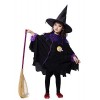 Costume de sorcière - sorcière - sorcière - fille - déguisement - carnaval - halloween - cosplay - accessoires - taille l - 1