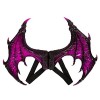 NASTON Halloween Mardi Gras Enfants Ados Ailes De Dragon, Accessoires De Cosplay Déguisements Party Costume Accessoire,Jaune