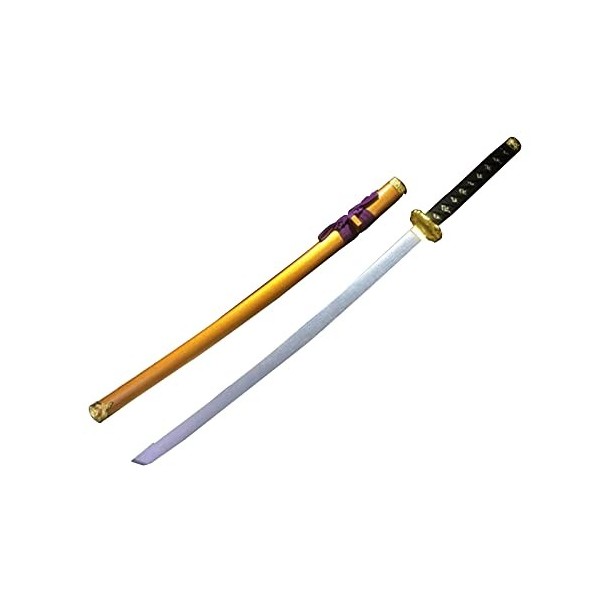 BOCbco Démon Slayer Jeu de Rôle Katanas Lame Épée Arme, Accessoires DArme En Bois, Entraînement À LÉpée Kendo, Accessoires 