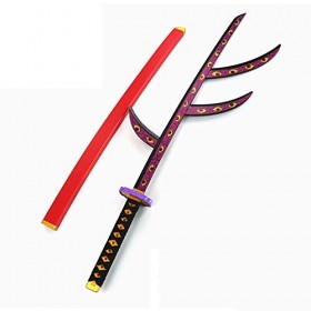 BOCbco Épée de Jeu de Rôle Katana En Bois, Accessoires DArmes En Bois, Convient Aux Amateurs DAnime, Jouets DAccessoires d