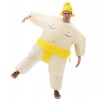 Costumes gonflables pour Halloween, cosplay, combattant sumo, accessoires de déguisement noir 