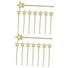 ibasenice 40 Pièces Kidcraft Ensemble De Jeu Étoile Accessoires De Bal De Princesse En Plastique De Fée De Poche Baguettes De
