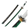 KAXO Épée Slayers Blade Cos Katana Japonais En Bois, Accessoires de Jeu de Rôle Modèle DArme Anime Black Samurai Ninja Jour