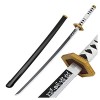 KAXO Épée Slayers Blade Cos Katana Japonais En Bois, Accessoires de Jeu de Rôle Modèle DArme Anime Black Samurai Ninja Jour