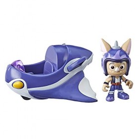 Top Wing – Baddy McBat & Jet – Figurine 7.5cm et Véhicule