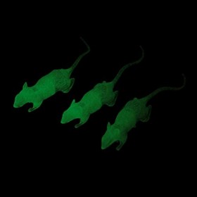 TOYANDONA 100 Pièces Décorations dhalloween Rat Jouet Lumineux Fausses Souris Fournitures de Fête dhalloween Faux Jouet Ani