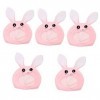 ABOOFAN 5 Pièces Oreilles Couvre-Chef De Lapin Costume DEnfants Bandeaux DAnimaux Pour Enfants Lapin En Peluche Accessoires