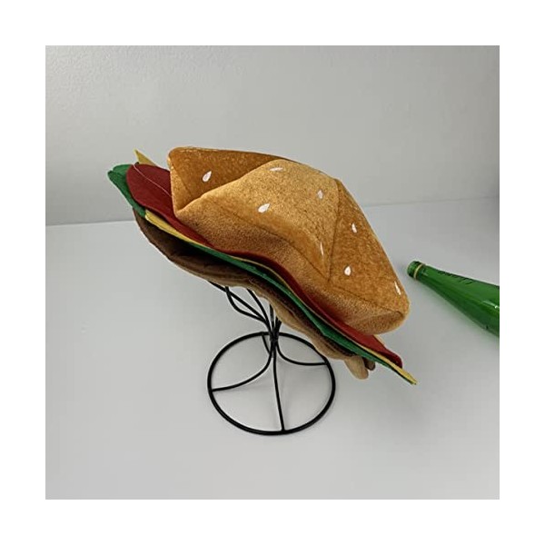 Abaodam 5 Pièces Hamburger Chapeau Enfants Robes Accessoires DHalloween Adulte Halloween Costume Drôle Pizza Chapeau Drôle C