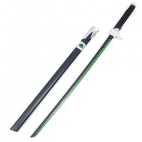 MDINKSL Anime Samurai Sword, Cos Modèle Darmes De Lépée en Bois, des Accessoires Darmes pour Enfants Jouets Décoratifs Col