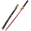 MDINKSL Anime Samurai Sword, Cos Modèle Darmes De Lépée en Bois, des Accessoires Darmes pour Enfants Jouets Décoratifs Col