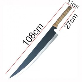 MDINKSL Epée Anime Samurai, Lock Heavenly Lune Swork Sword, Utilisée pour Les Performances De Cosplay, Les Accessoires De Fil