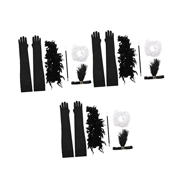 INOOMP 5 Ensembles De Colliers De Costume De Fille À La Mode Fixés Pour Bandeaux De Maquillage Pour Accessoires Vintage Pièce