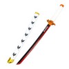 Nichirin Épée Demon Slayer Japonais Anime Épée Bambou Lame Exquisite Katana pour Jouets pour enfants Halloween Accessoires Am