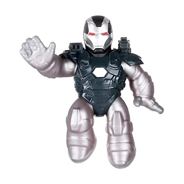 Heroes of Goo Jit Zu Coffret héros War Machine Marvel - Figurine Marvel de 11,5 cm remplie de Billes Super-craquantes