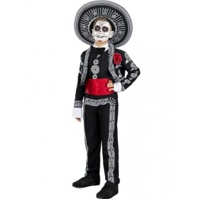 Funidelia | Déguisement Mariachi pour garçon Catrina, Halloween - Déguisement pour Enfant et accessoires pour Halloween, carn