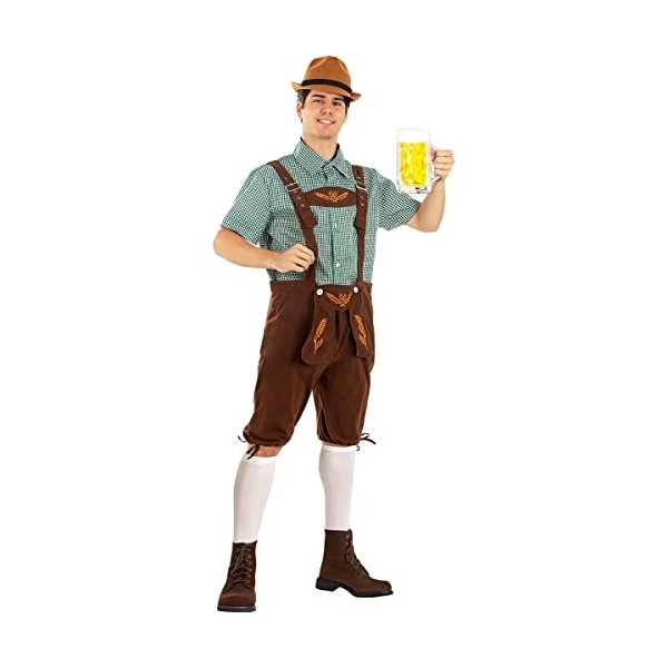 Funidelia | Déguisement Oktoberfest pour homme Tyrolienne, Bavarois, Oktoberfest, Allemagne - Déguisement pour Adultes et acc