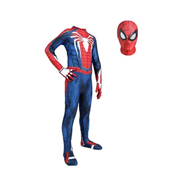 Adultes Enfants Costume Ps4 Spider Man Cosplay Combinaison Déguisements Halloween Party Masque Body Superhero Onesies Film Fa