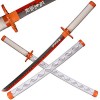 ACTASITEMS Japanese Anime Cosplay Prop Demon Slayer Wooden Sword - 78cm, Katana -Kanroji Mitsuri