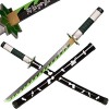 ACTASITEMS Japanese Anime Cosplay Prop Demon Slayer Wooden Sword - 78cm, Katana -Kanroji Mitsuri