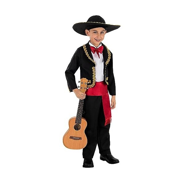 Funidelia | Déguisement Mariachi pour garçon Catrina, Horreur - Déguisement pour enfant et accessoires pour Halloween, carnav