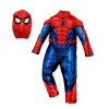 Disney Store Costume Spider-Man pour enfants, deux pièces avec masque et combinaison, muscles rembourrés, tissu extensible, c