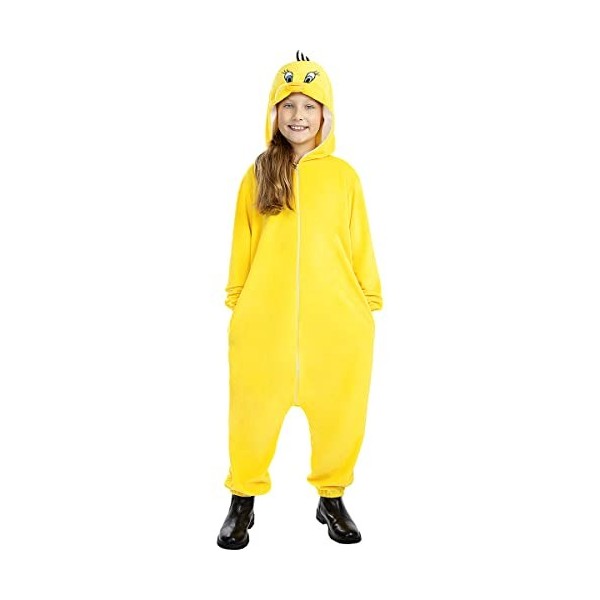 Funidelia | Déguisement Titi - Looney Tunes pour fille et garçon Dessins Animés, Tweety - Déguisement pour Enfant, accessoire