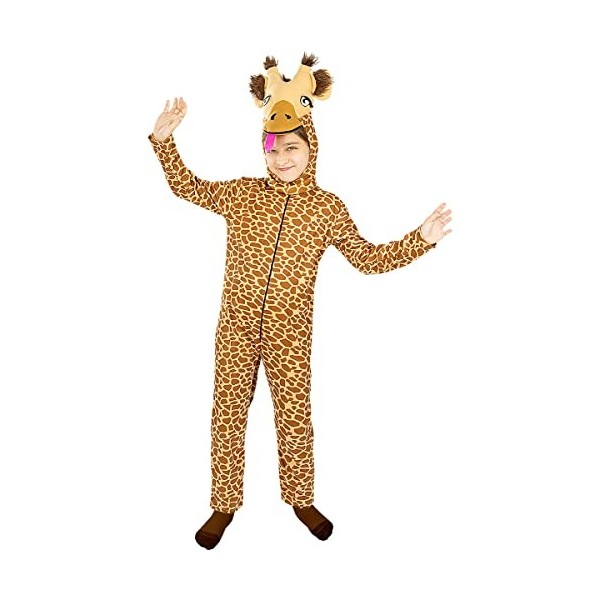 Funidelia | Déguisement Girafe pour fille et garçon Animaux, Désert - Déguisement pour Enfant et accessoires pour Halloween, 