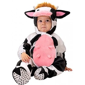 Funidelia | Déguisement Vache pour bébé Taille 12-24 Mois ▶ Animaux, Ferme - Couleur: Multicolore, Accessoire pour déguisemen