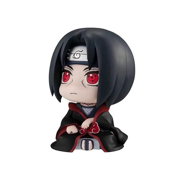 TEXXY Naruto Anime Figure Q version Kakashi assis Uchiha Itachi Figurine en PVC 8 cm collection Naruto Hatake Kakashi 