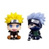 TEXXY Naruto Anime Figure Q version Kakashi assis Uchiha Itachi Figurine en PVC 8 cm collection Naruto Hatake Kakashi 