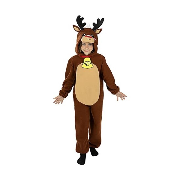 Meanju Déguisement Renne Enfant – Tutu, Serre-Tête, Stickers Visage – Idéal Pour Noël, Halloween, Anniversaire