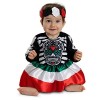 Funidelia | Déguisement catrine bébé pour bébé Tête de mort mexicaine, Horreur - Déguisement pour bébé et accessoires pour Ha