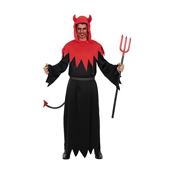 Funidelia | Déguisement diable pour homme Démons, Diables, Horreur - Déguisement pour Adultes et accessoires pour Halloween, 