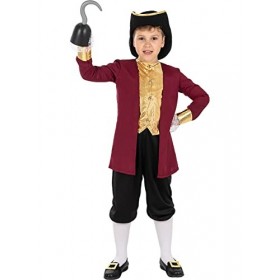 Funidelia | Déguisement Capitaine crocher pour garçon Peter Pan, Pirates, Contes, Captain Hook - Déguisement pour enfant et a