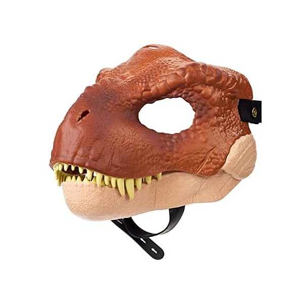 SCDXJ Masque Dino, Masque Dino Mâchoire Mobile, Cosplay Costumes Accessoires de Jeu pour Enfants,Blue