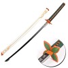 Uvency Démon Tueur Kocho Shinobu Épée de Samouraï Pour Soirée À Thème Accessoires de Cosplay Jouets Déguisements Accessoires 