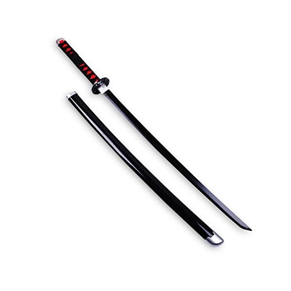 JRPT Anime Cosplay Katana Cos Bamboo Sword En Bois Blade de Scabard, Jeu de Rôle de Collection Adulte, Accessoires DArmes Co