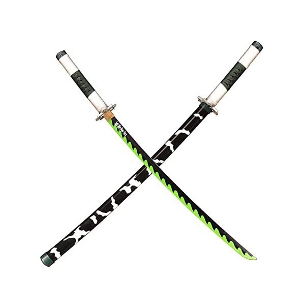 Generisch Katana Anime Shinazugawa Sanemi Samurai Sword Cosplay Demon De Slayer Sabre Japonais Armes Daccessoires De Cosplay