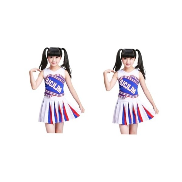 SHERCHPRY 2 Pièces Fille Vêtements Fille Tenue Filles Vêtements Enfants Jeu De Rôle Uniforme Enfants Costume Enfants Cosplay 