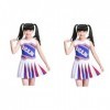 SHERCHPRY 2 Pièces Fille Vêtements Fille Tenue Filles Vêtements Enfants Jeu De Rôle Uniforme Enfants Costume Enfants Cosplay 